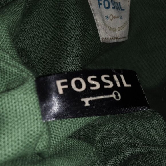 Fossil Coloful Floral Print Purse Handbag Shoulder Bag Key Charm Distressed Boho - Picture 11 of 11